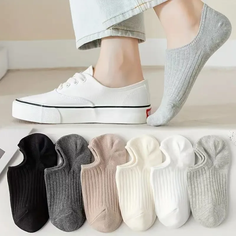 

Women No Show Socks Non Slip Invisible Low Cut Ankle Socks Stay On Heel