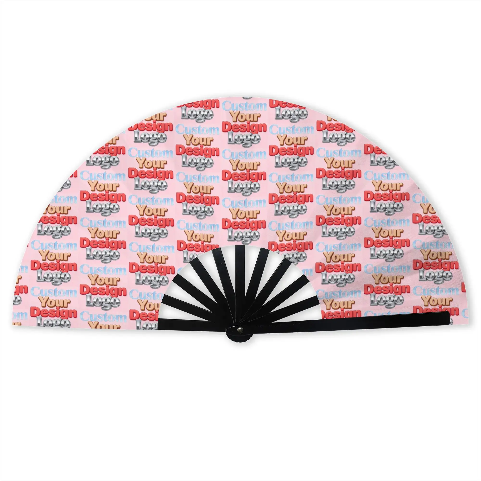 Custom Your Design Logo Traditional Folding Fan Chinese Style Personalized High-Quality Fans Gift Elegant Decorative Hand Fan