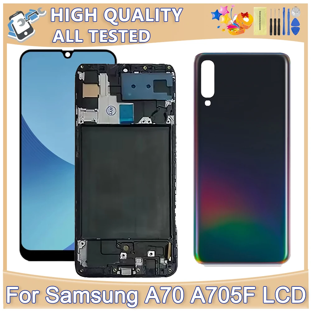 

TFT High Quality For Samsung Galaxy A70 LCD Display Touch Screen Digitizer Replacement For Samsung A705 A705F A705M LCD Display