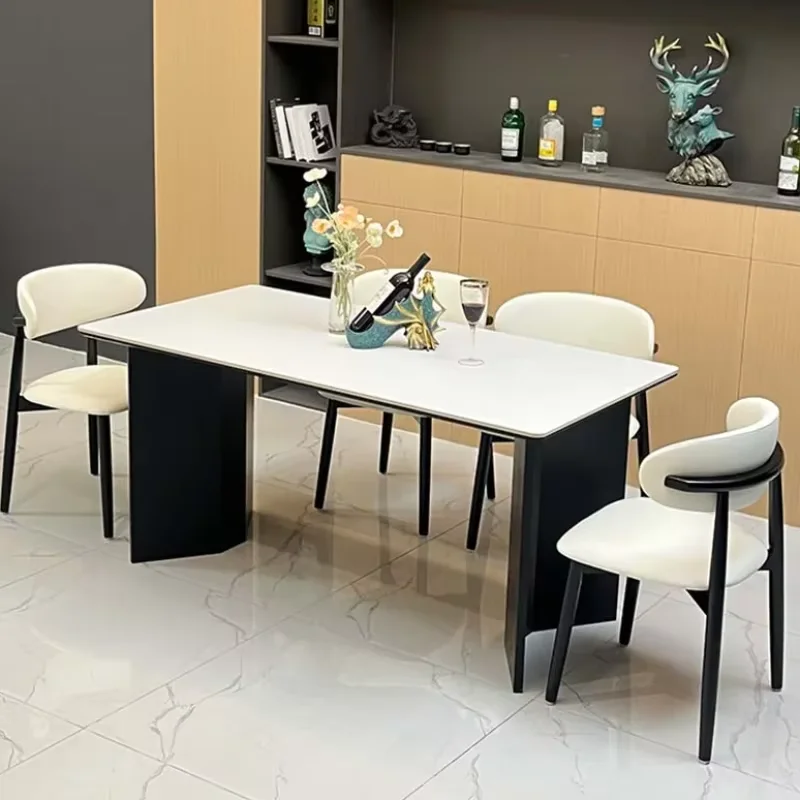 Nordic Designer Dining Table Set Kitchen Modern Luxury Restaurant Dining Table Rectangular Mesas De Jantar Home Furniture