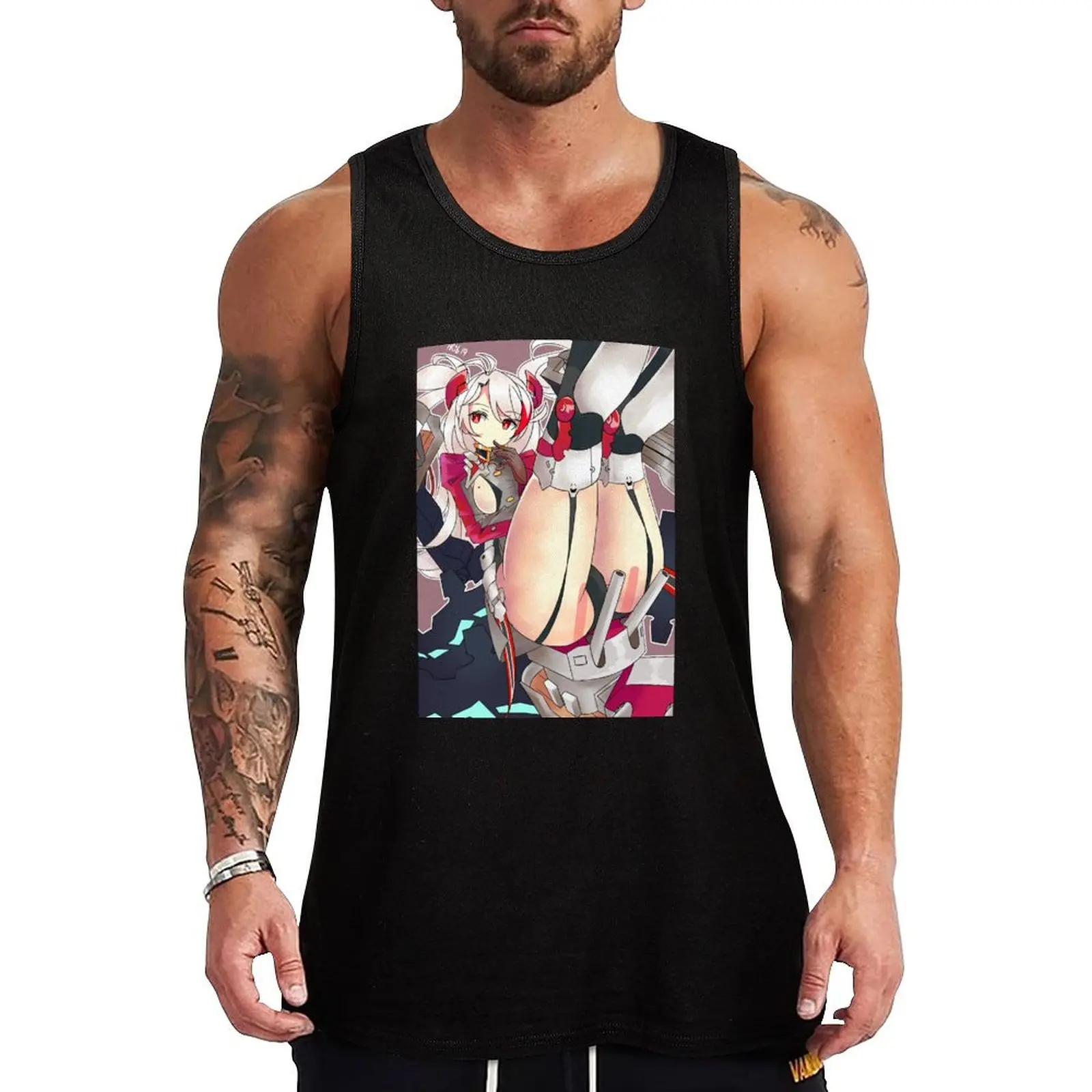 

Azur Lane Prinz Eugen Tank Top sleeveless t-shirts for men sleeveless shirt man gym accessories man