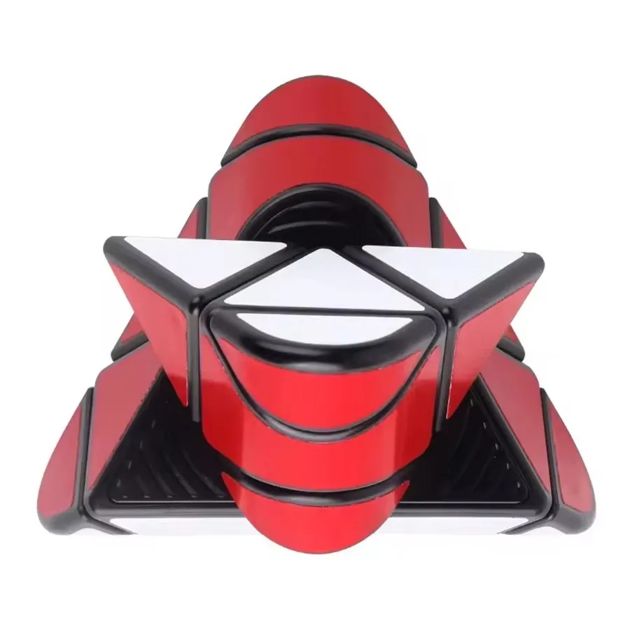 YuXin Black Kylin Rounded Pyramid Magic Cube 3x3x3 Black Sticker Cubo Magico Educational Kids Toys For Children Cube 큐브