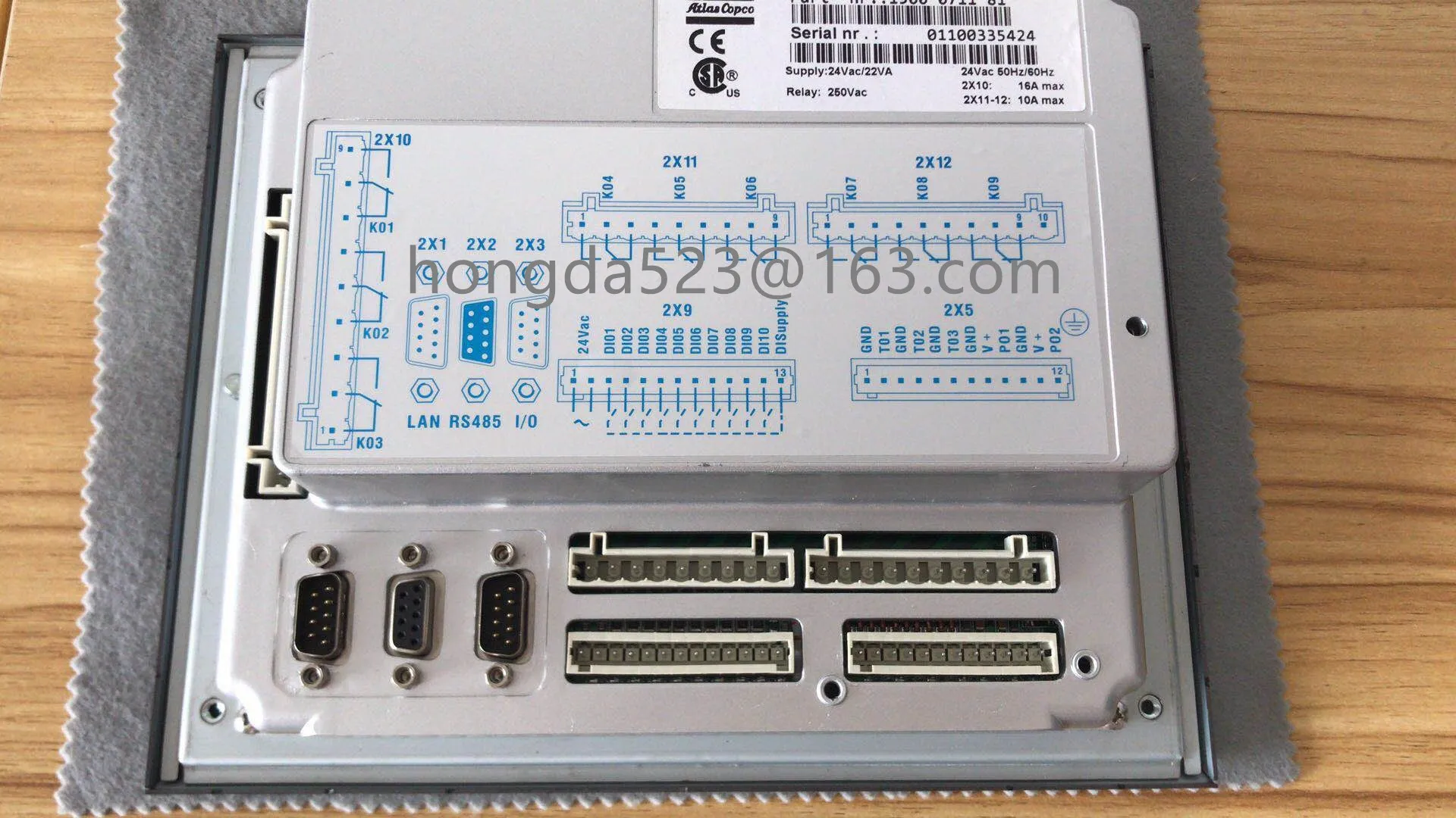 1900071011Atlas Schroef Compressor Controller Computerbord Scherm Montage