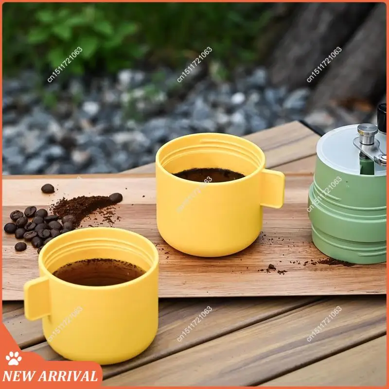 

Ручная мельница для кофейных зерен, регулируемые настройки помола, идеально подходит для путешествий, кемпинга