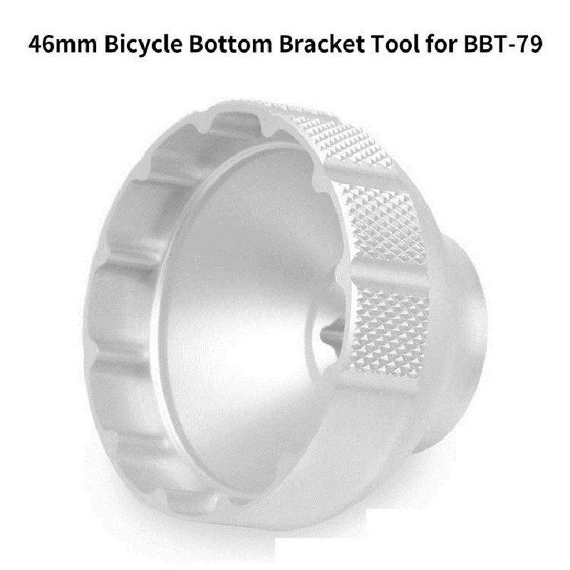 12-Notch Bottom Bracket Tool 46Mm OD Compatible For Race Face Cinch,Rotor BSA30,Zipp Vuma,Hawk Racing BB3086,Etc