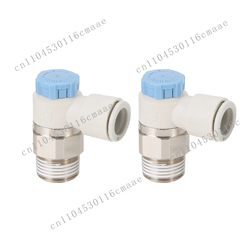 

Industrial machinery accessories Hot-selling elbow type speed control valve quick changer pneumatic components Stainless steel