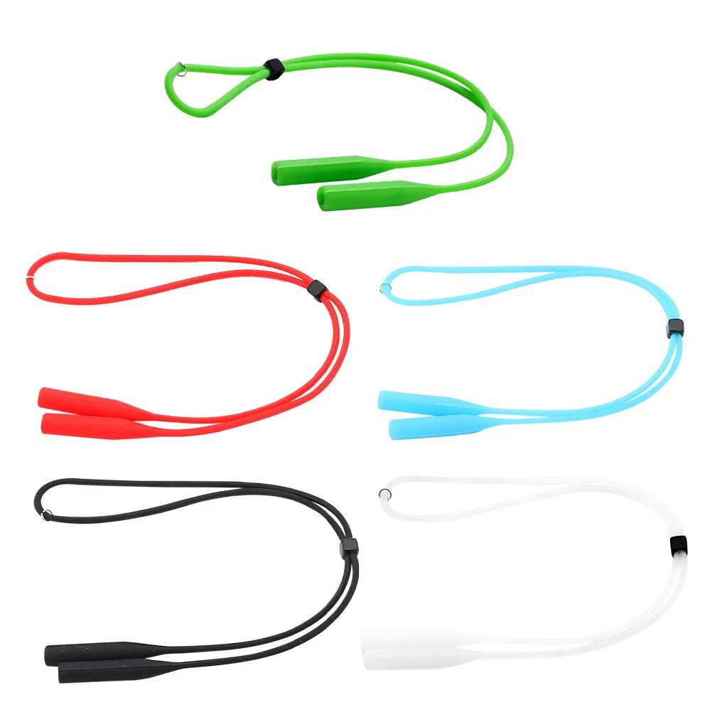 

5Pcs Eyeglass Rope Anti-Slip Adjustable Eyewear Retainers Durable Stable for Sports Outdoor Sunglasses Glasses Holders