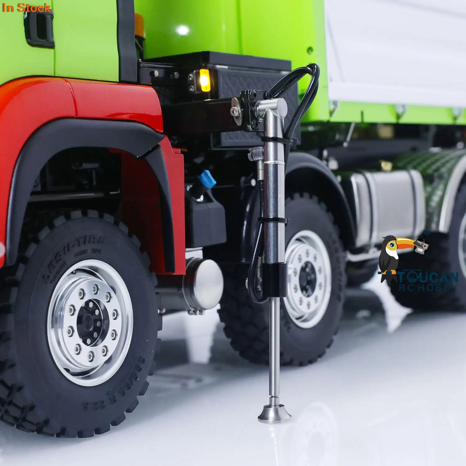 

8*8 LESU 1/14 RC Roll on/off Hydraulic Truck Crane Dumper 2 Speed Transmission Tipper Reversing Valve Christmas Painting TH21998