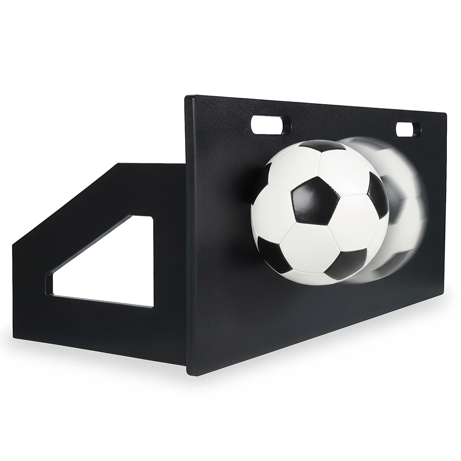 

Soccer Rebounder Board 100x40cm Portable Soccer Training Board Adjustable Angles for Control Passing and Shooting Practice