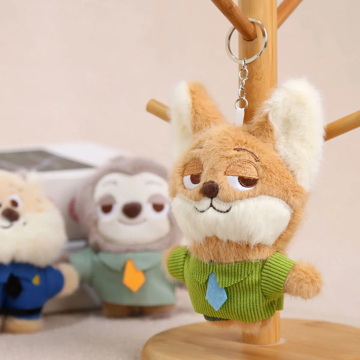 13cm Disney Zootopia Mini Pluszowa Zawieszka Brelok Lis Judy Hopps Królik Nick Wilde Lalka Lis Prezent dla Dziewczynki Dzieci