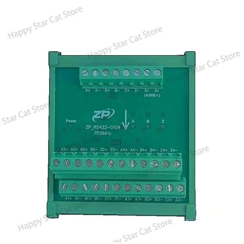 Encoder Pulse Signal Distributor RS422 Splitter ZP_S422-0104