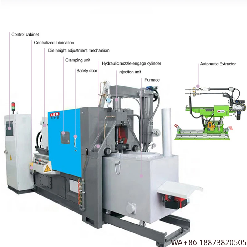 مبيت ناقل الحركة، منتج جيد، آلات صب المعادن منخفضة التكلفة، آلة صب القوالب والنحاس والألومنيوم للسيارات #2