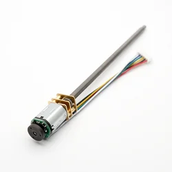 N20 DC Gear Motor Thred Screw shaft 3V6V12V DIY Model Magnetic 7PPR Encoder Smart Robot motor