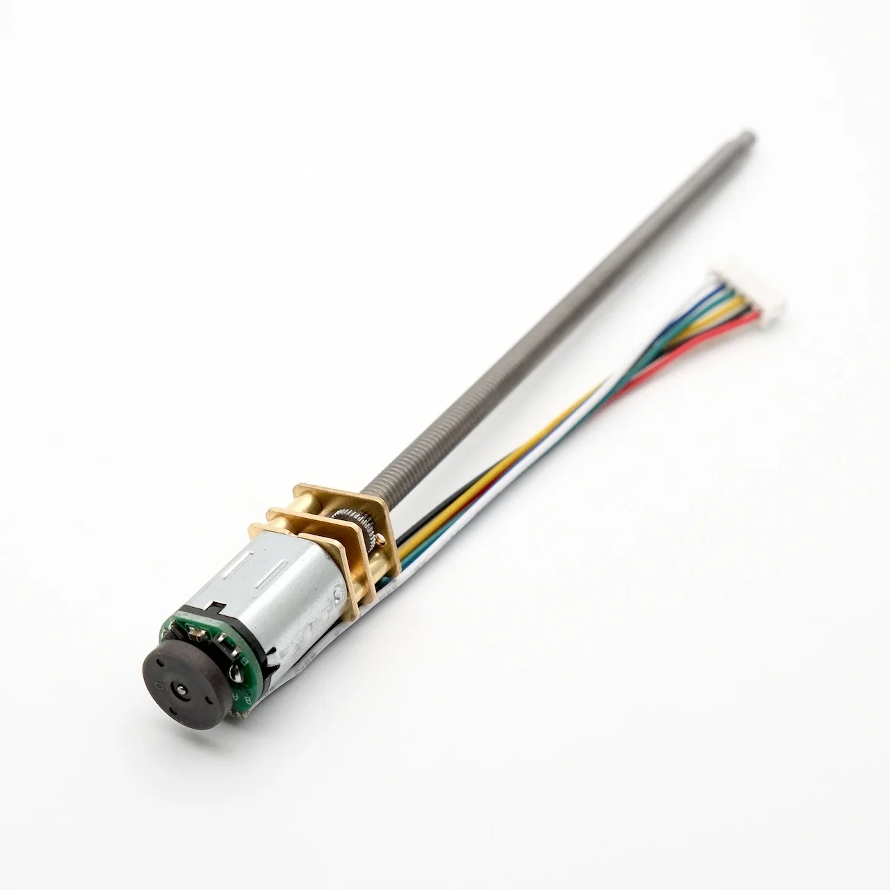 Threaded Screw Long Shaft N20 DC Gear motor 3V 6V 12V M4 100MM Magnetic Encoder DIY Model smart robot Door lock motor 30-600RPM