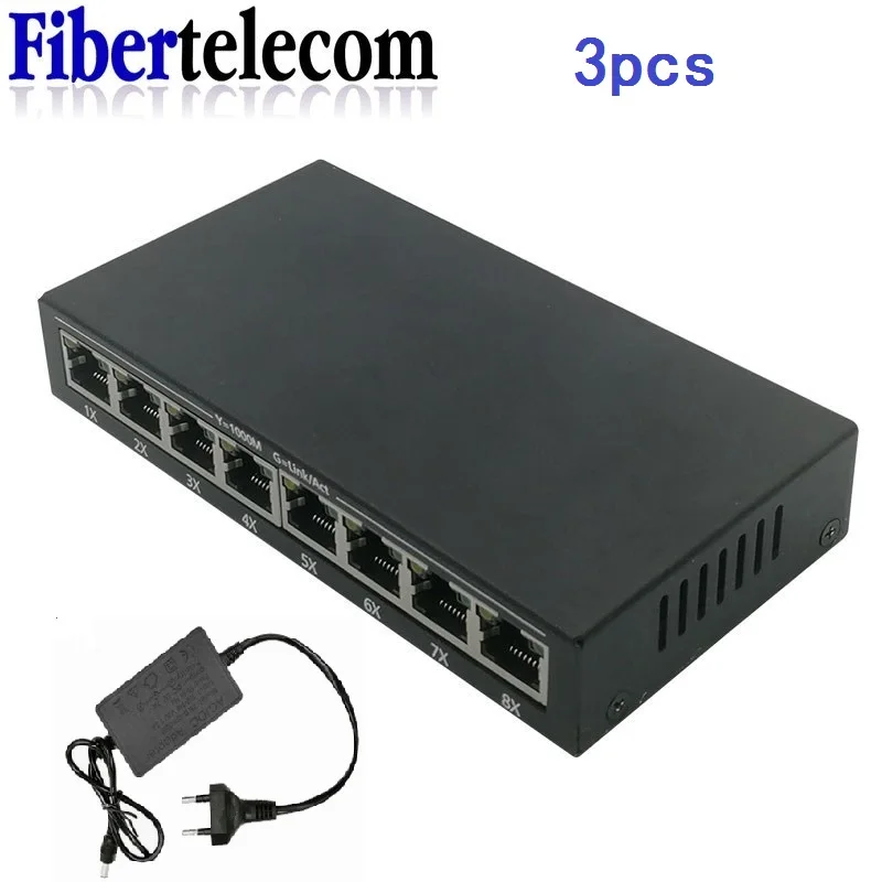 8 Port Gigabit Switch Desktop RJ45 Ethernet Switch 10/100/1000mbps Lan Hub switch 8 ports