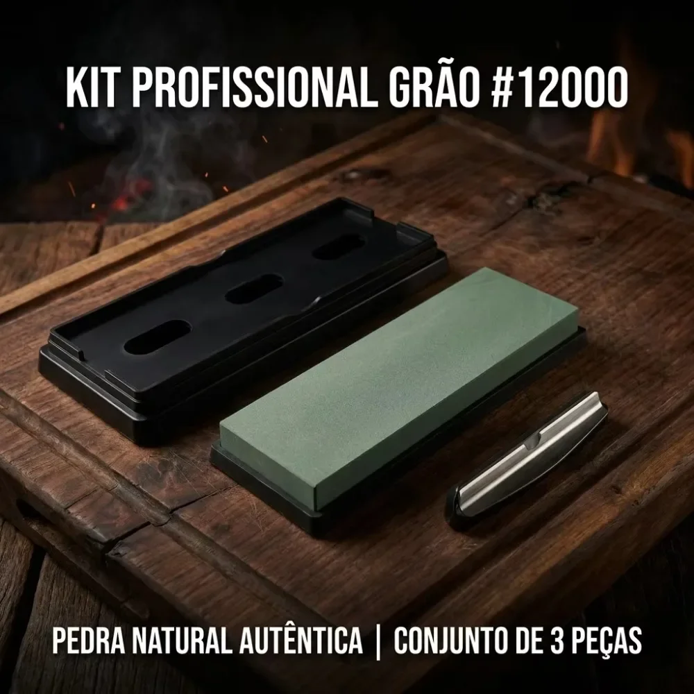 Natural Sharpening Stone Kit 12000 Grit Xingzi 180x60x15mm ABS Base Angle Guide for Professional BBQ Knives