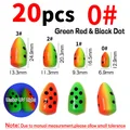 20 piezas Verde ROJO 0