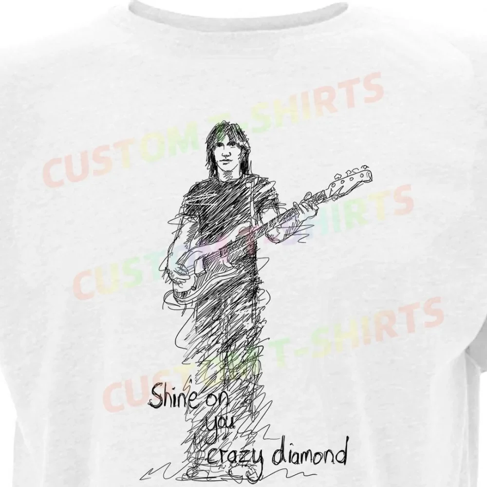 

114 200_Roger_Waters_–_Pink_Floyd Fans' comic-style hand-drawn pattern T-shirts for both men and women in summer