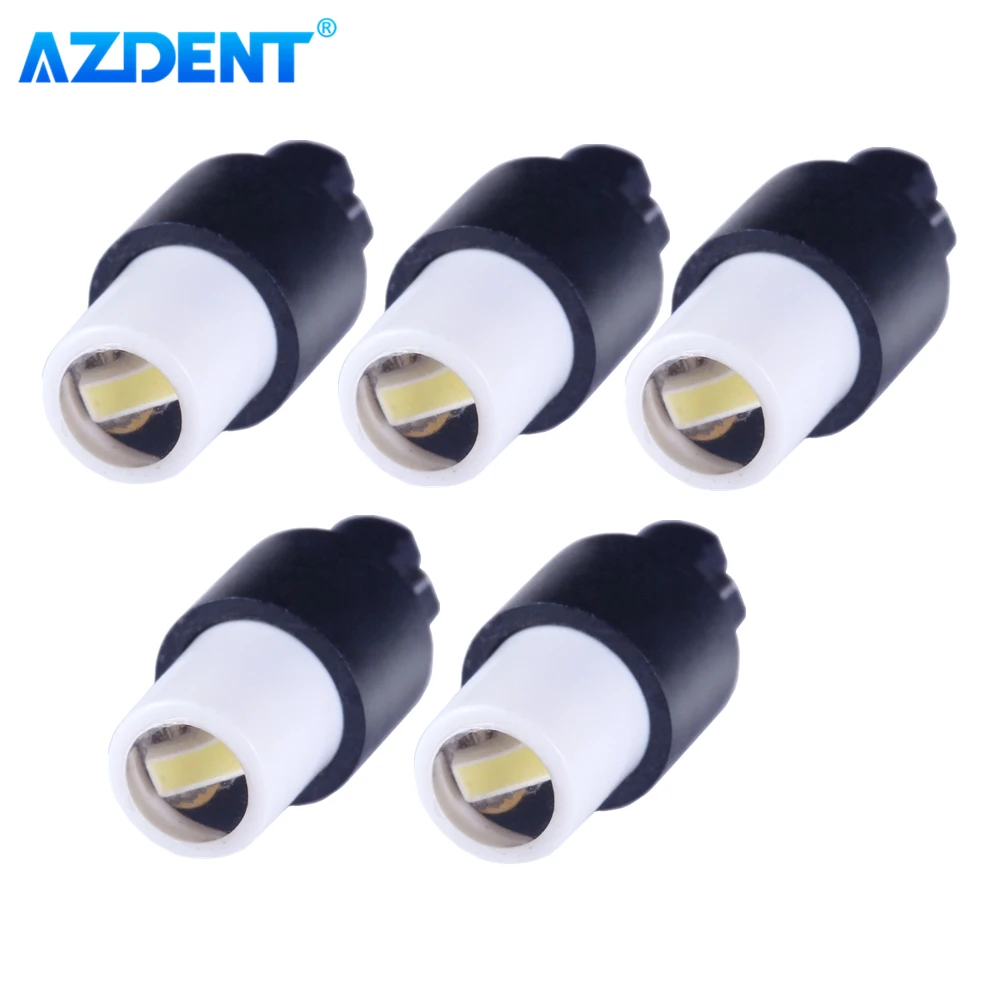 AZDENT 5PCS Dental LED Bulb fit for Sirona High Speed Handpiece Quick Coupler Connector Coupling