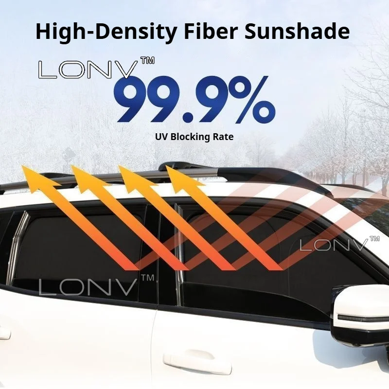 Privacy curtains For Exlantix ES Exeed Sterra ES 2026 2027 2025 Windshield Blind Curtain Rear Window Sun Shade Visor Accessories