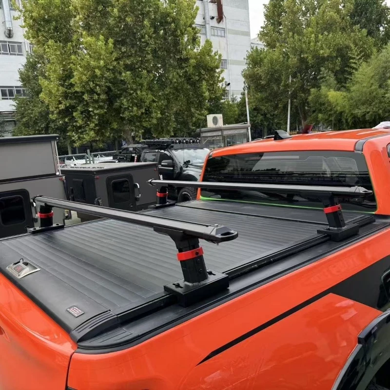 

Pickup truck aluminum alloy heavy-duty crossbar roller shutter crossbar raptor ranger all pickup truck modifications universal