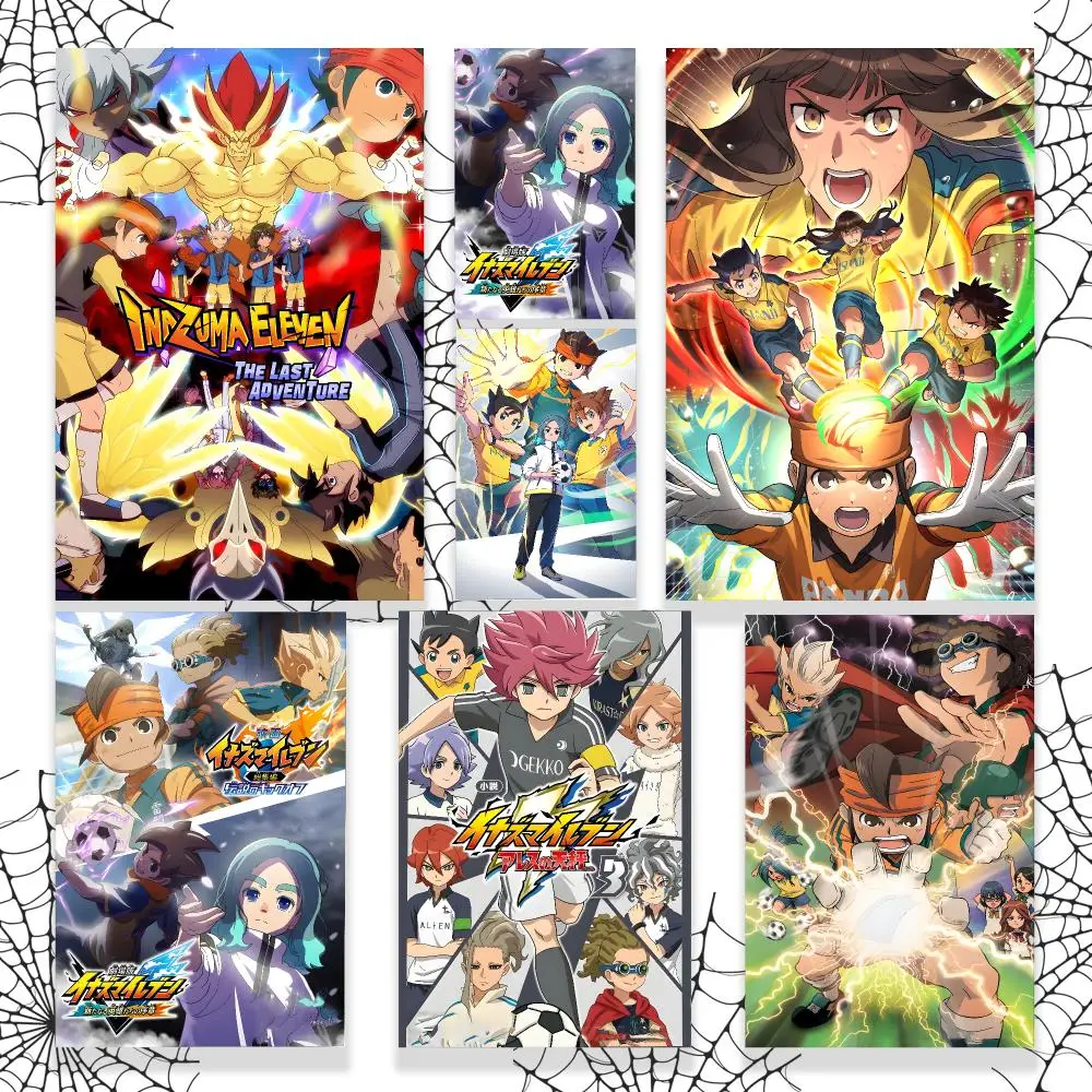 Anime Inazuma Eleven Poster Graphic Wall Art Poster HD Waterproof PP Paper Print for Bedroom Living Room Office Decor Gift
