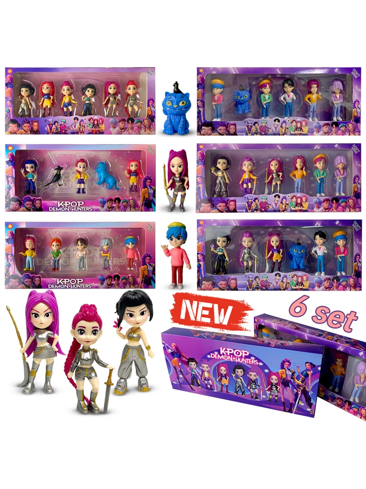 Demon Hunters-figura de Anime Kpop, modelo de juguete, periféricos de juegos de dibujos animados, decoración de escritorio, cole