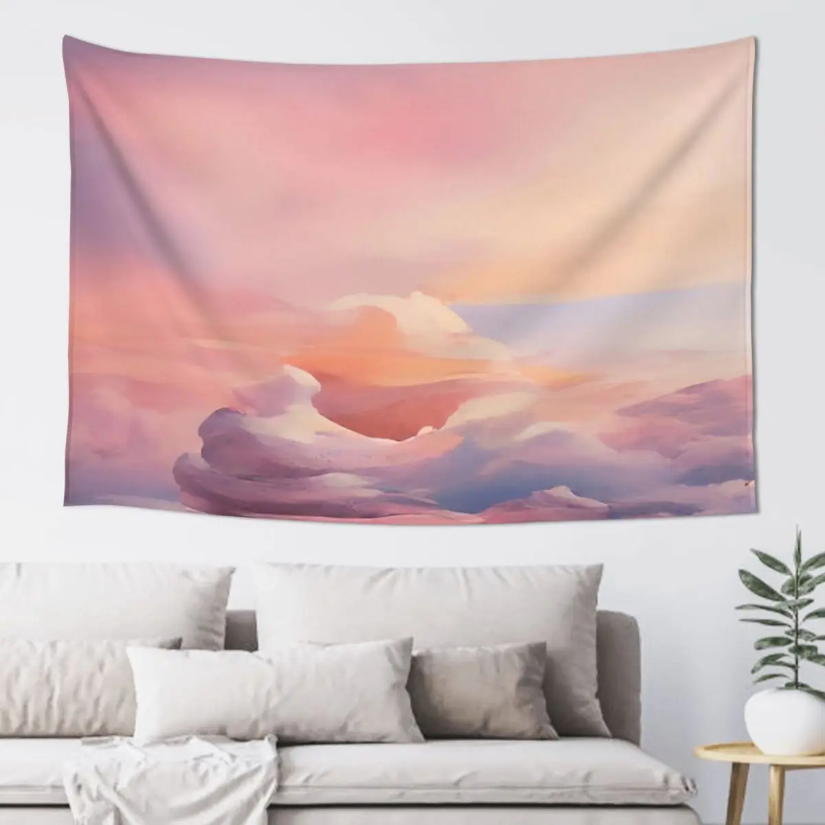 Calming clouds Tapestry Home Decorating Room Decore Aesthetic Tapestry