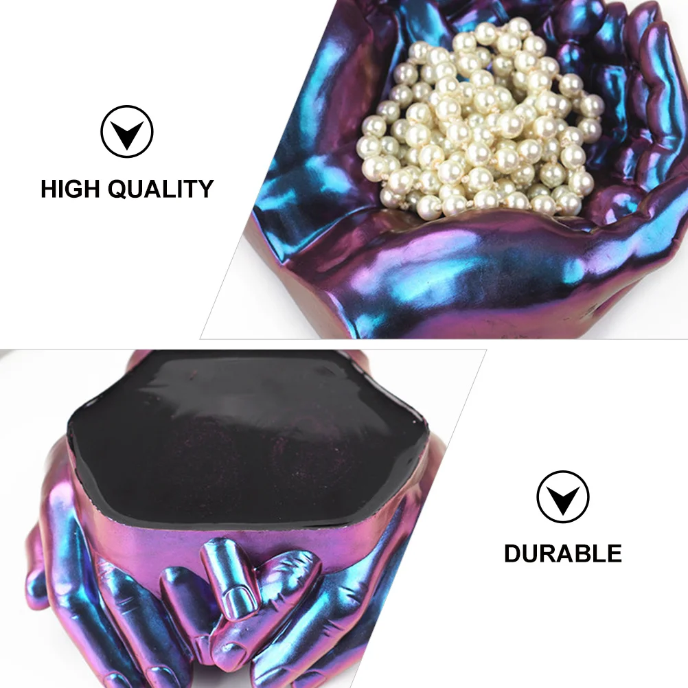

1Pcs Hands Silicone Mold DIY Crystal Epoxy Mould Double Hands Design Multi-Functional Storage Tray Ashtray Jewelry Display