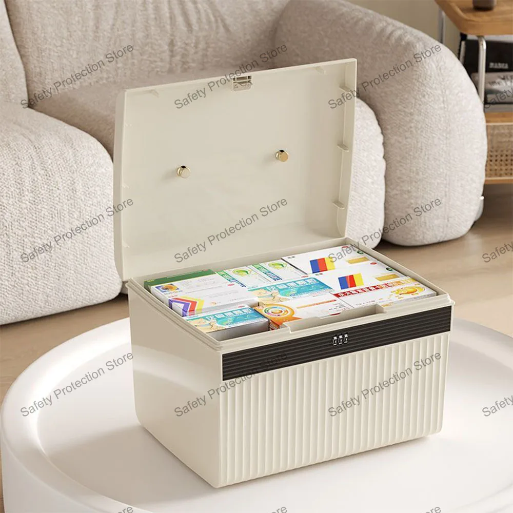 3-stelliger Safe mit Passwortschloss, für Zuhause, Schmuck, Reisepass, Dokumente, Snacks, Handaufbewahrungsbox, Reisen, Privatsphäre, Sicherheits-Organizer – Detail 7