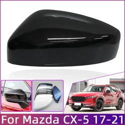 For Mazda CX5 CX-5 KF 2017 2018 2019 2020 2021 Door Outside Rearview Cover Shell Lid Wing Rearview Mirror Housing Cap Painted