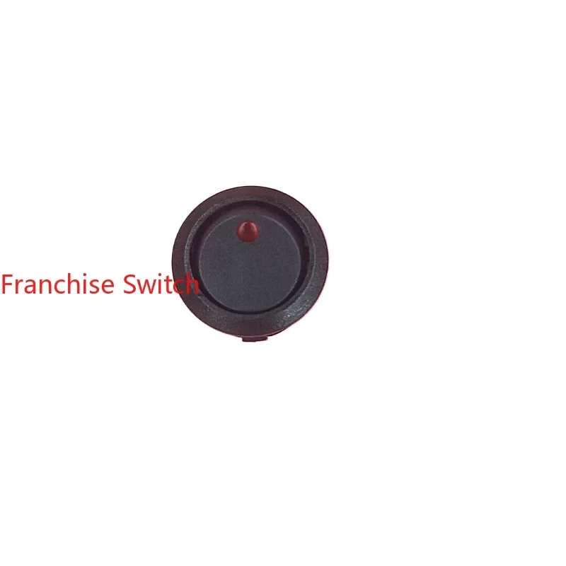 

10PCS Ship switch Round three-legged two-gear cat eye red light R13-112 10A250V