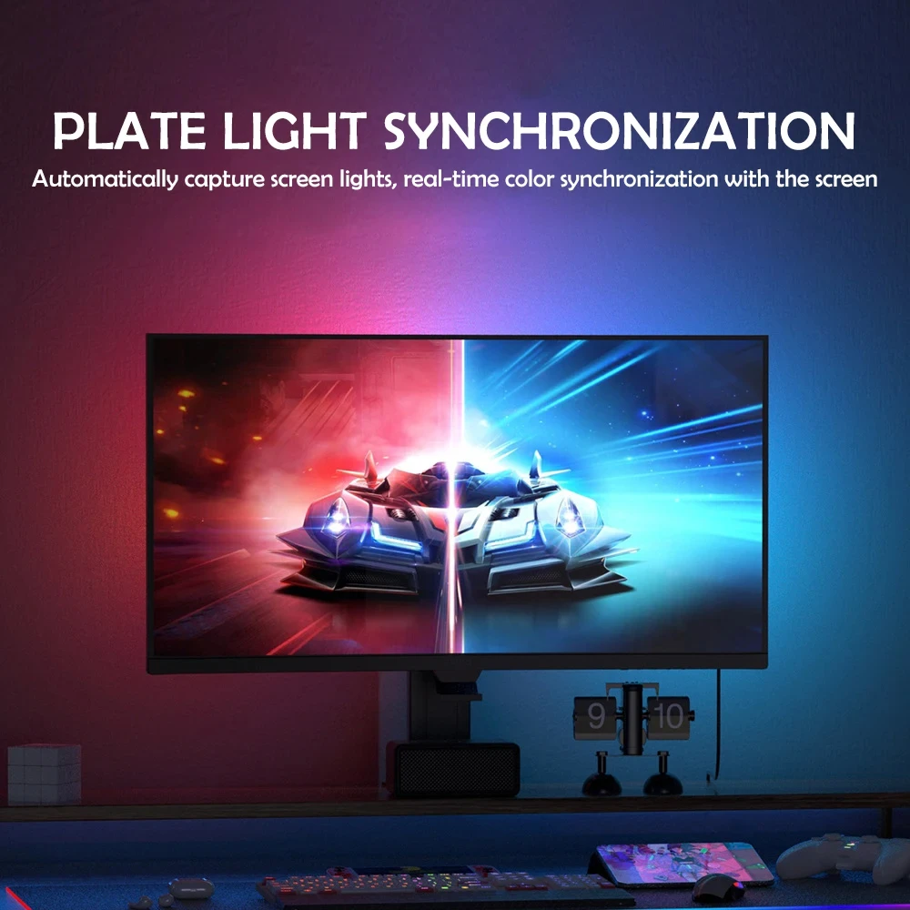 RGB Gaming Lights Strip Monitor Backlight LED Display Sync PC Sfeer Scherm APP Muzieksynchronisatie Decor Game Room Party