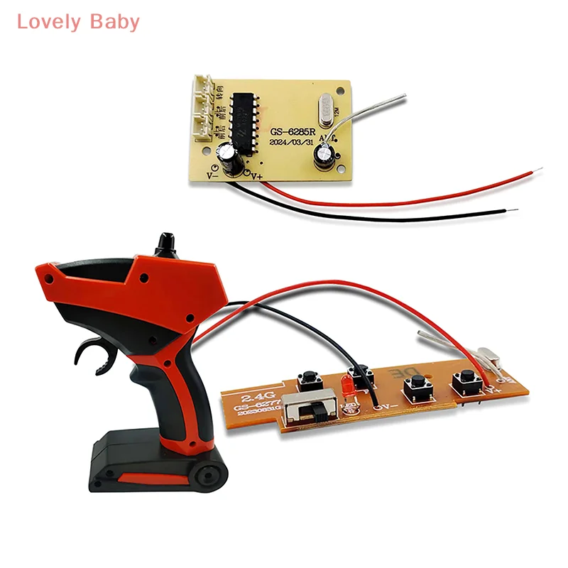 1 ensemble d'accessoires de Module émetteur et récepteur de télécommande 2.4G 4CH, remplacement pour bateau, bateau, modèle de bateau, voiture de loisir RC