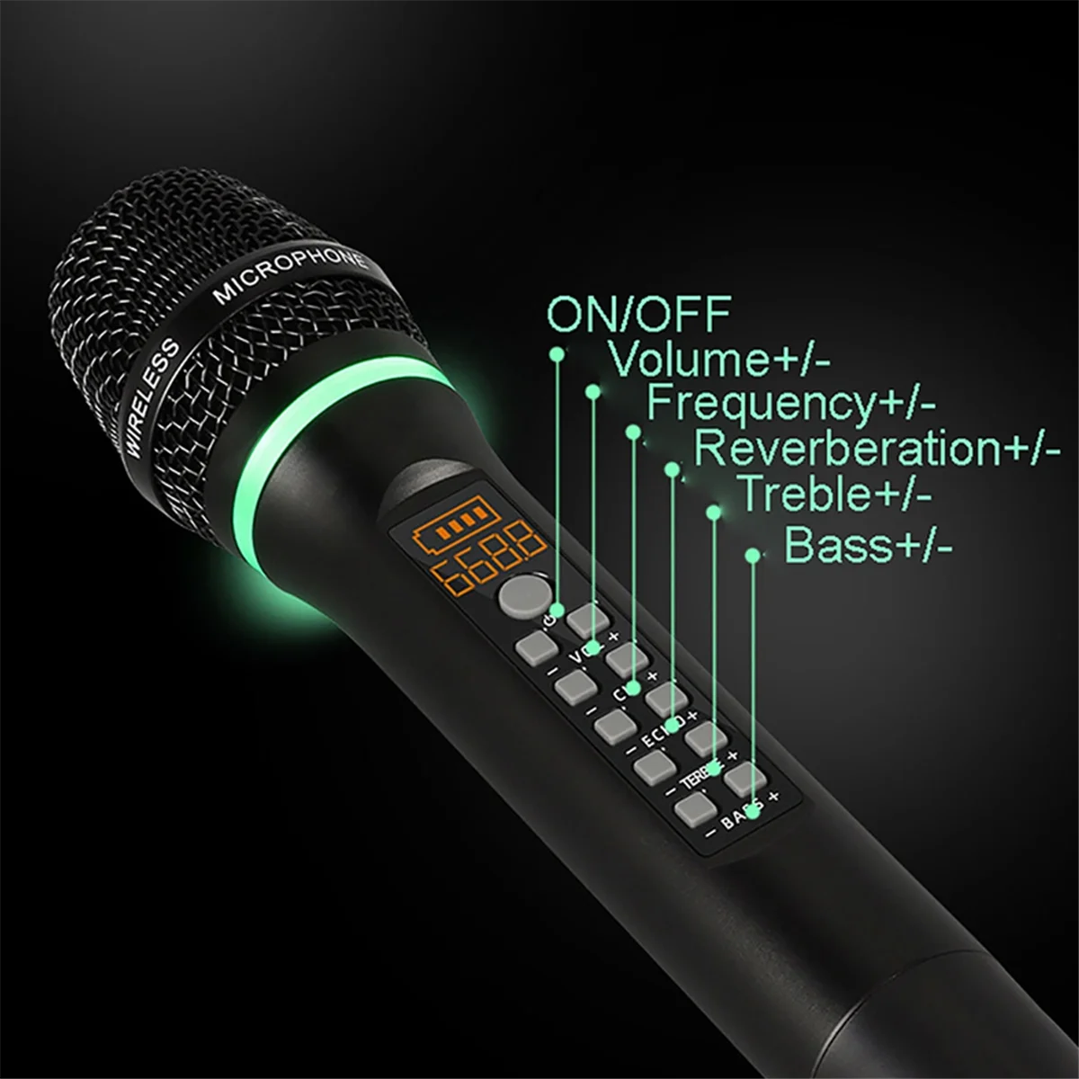 POP-lUHF беспроводной микрофон ручной Bluetooth микрофон для караоке студия записи домашняя вечеринка пение для автомобиля