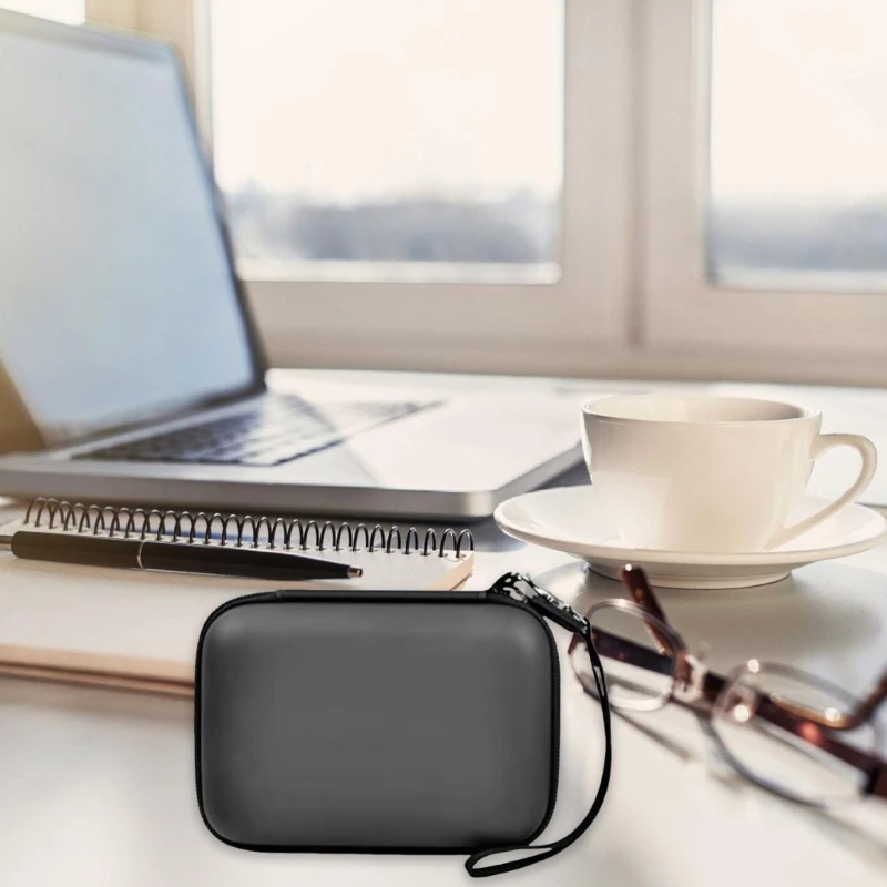 Estojo transporte para impressora fotográfica bolso 1s, estojo rígido viagem com zíper, bolsa bolso interno malha