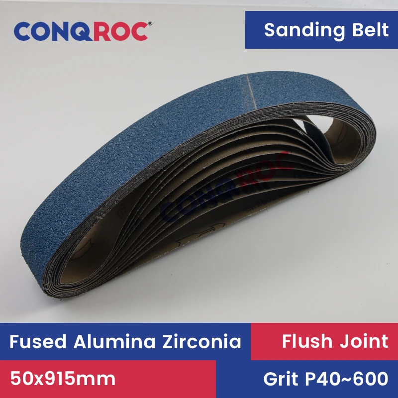 50x915mm Sanding Belts Fused Alumina Zirconia 2x36