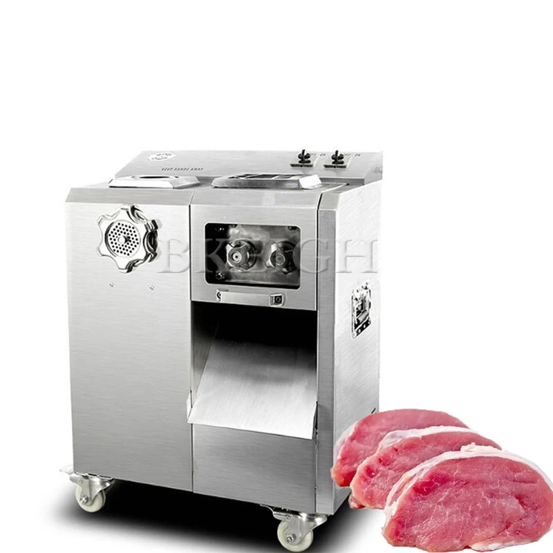 

Electric Industrial Freezing Meat Grinder Commercial Stainless Steel Meat Cutter