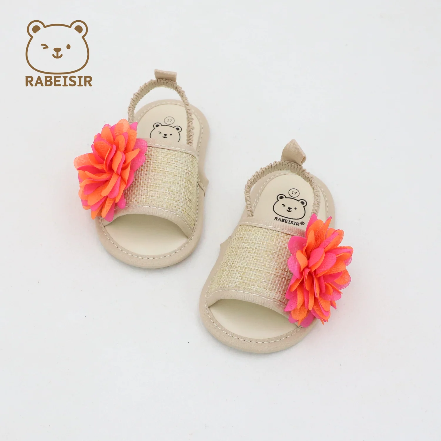 Zapatos de Andar para Niñas, Primavera y Verano, Sandalias para Bebés de 0-6-12-18 Meses