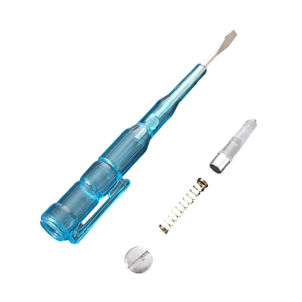 Mini chave de fenda com fenda ac/DC100-500V detector de tensão testador elétrico caneta indicador testador de circuito chave de fenda ferramenta de reparo