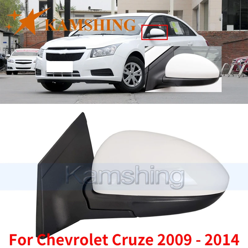 

Автомобильное внешнее зеркало заднего вида Kamshing для Chevrolet Cruze 2009 2010 2011 2012 2013 2014