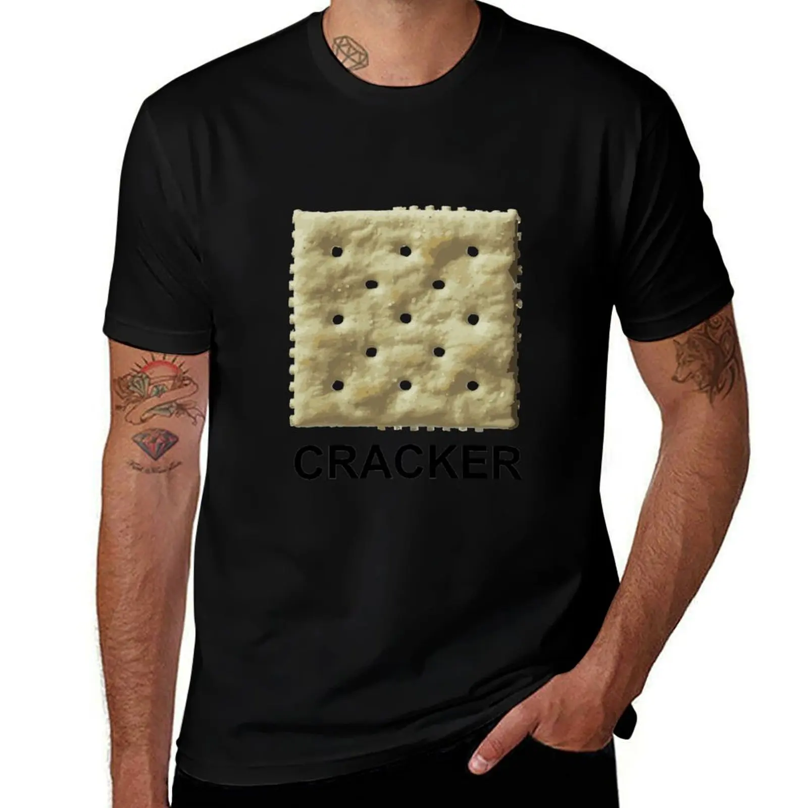 Cracker T-Shirt Plus Size Workout Short Sleeve Top T-Shirt