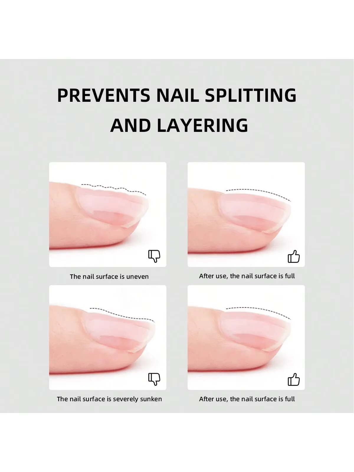 15ml 3-in-1 Clear Hard Builder Gel - Professional Nail Extension, Strengthening & Repair Formula UV/LED Curable