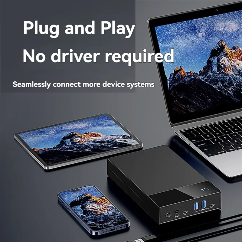 

2025 Новая док-станция для жесткого диска USB от 3,0 до 3,5 дюйма SATA Внешний корпус жесткого диска для 3,5 2,5-дюймового жесткого диска SATA SSD 20 ТБ UK P