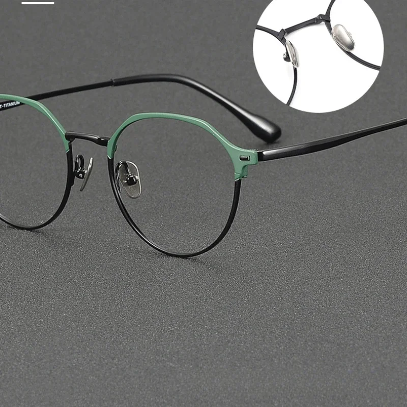 العلامة التجارية اليابانية مصمم التيتانيوم مكافحة نظارات الضوء الأزرق إطار النظارات إطارات للرجال قصر النظر النساء Oculos De Grau Masculino