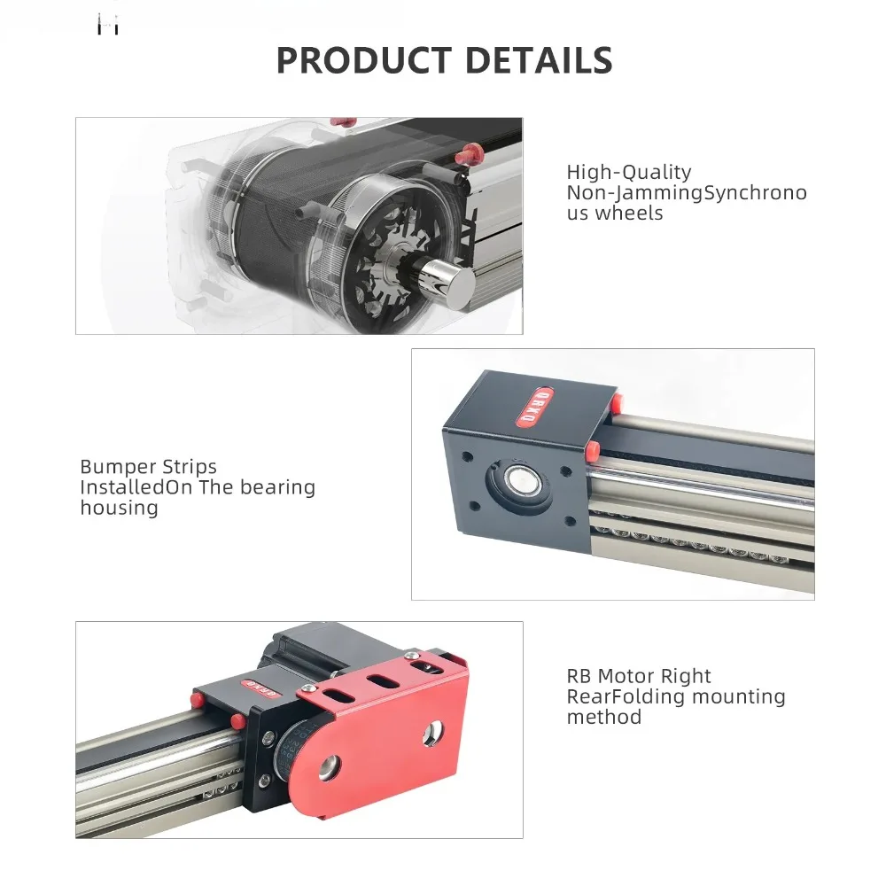 To RXP45 Hot Sales X Y Z Axis Rail Linear Guides 100mm 200mm 300mm Building Blocks Cnc Router Machine Rail Guides