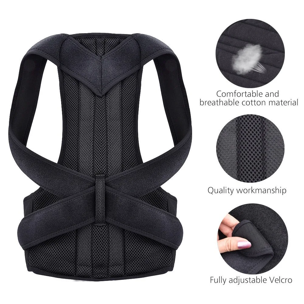 Corrective Belts Sitting Posture, Adult Shoulder Straps, Male and Female Invisible Hunchback Righting Straps Back Support