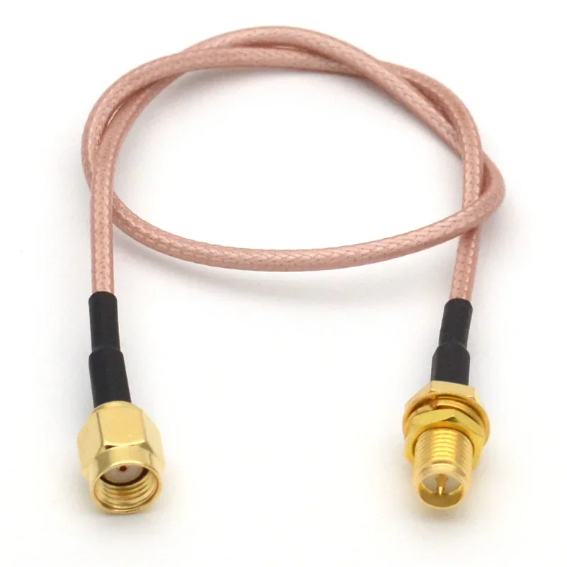 Antenna extension cable SMA-JK SMA revolving mother screw inner hole to outer screw inner needle RG316 adapter cable