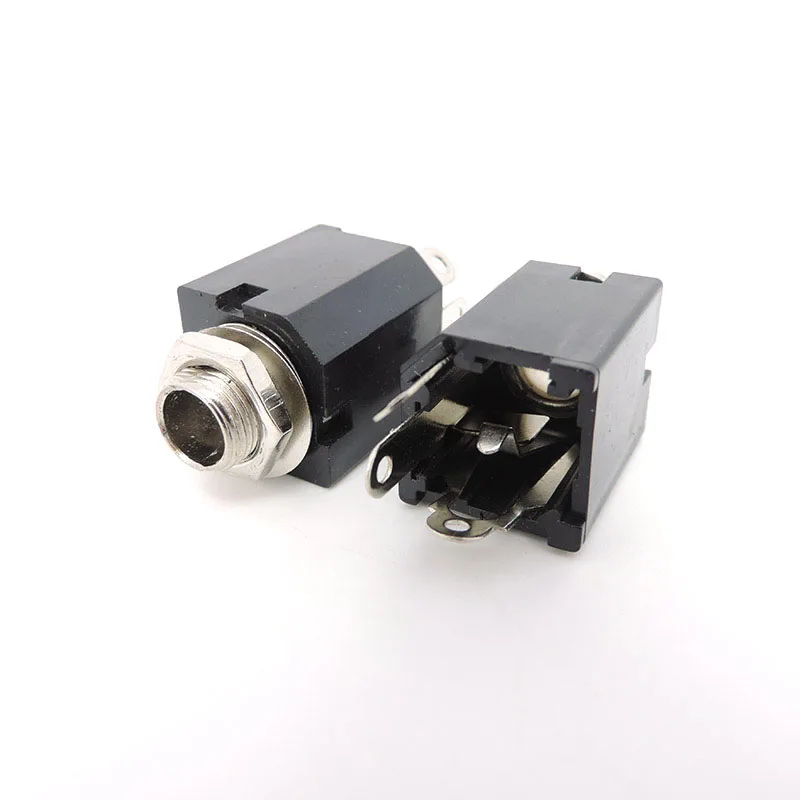 صولجّ أحادي أنثى بلوحة تثبيت لحام ، مقبس موصل سماعة رأس ، ميكروفون صوت L ، 3Pin ، صمولة ، من من من من من من من من صوفي ،