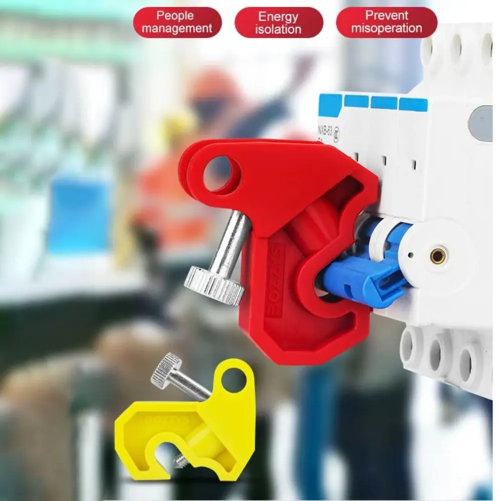 Durable Circuit Breaker Lockout Device Tool-Free Lock Reinforced Nylon Safety Lock Hand Lock Universal Lockout Isolation Device